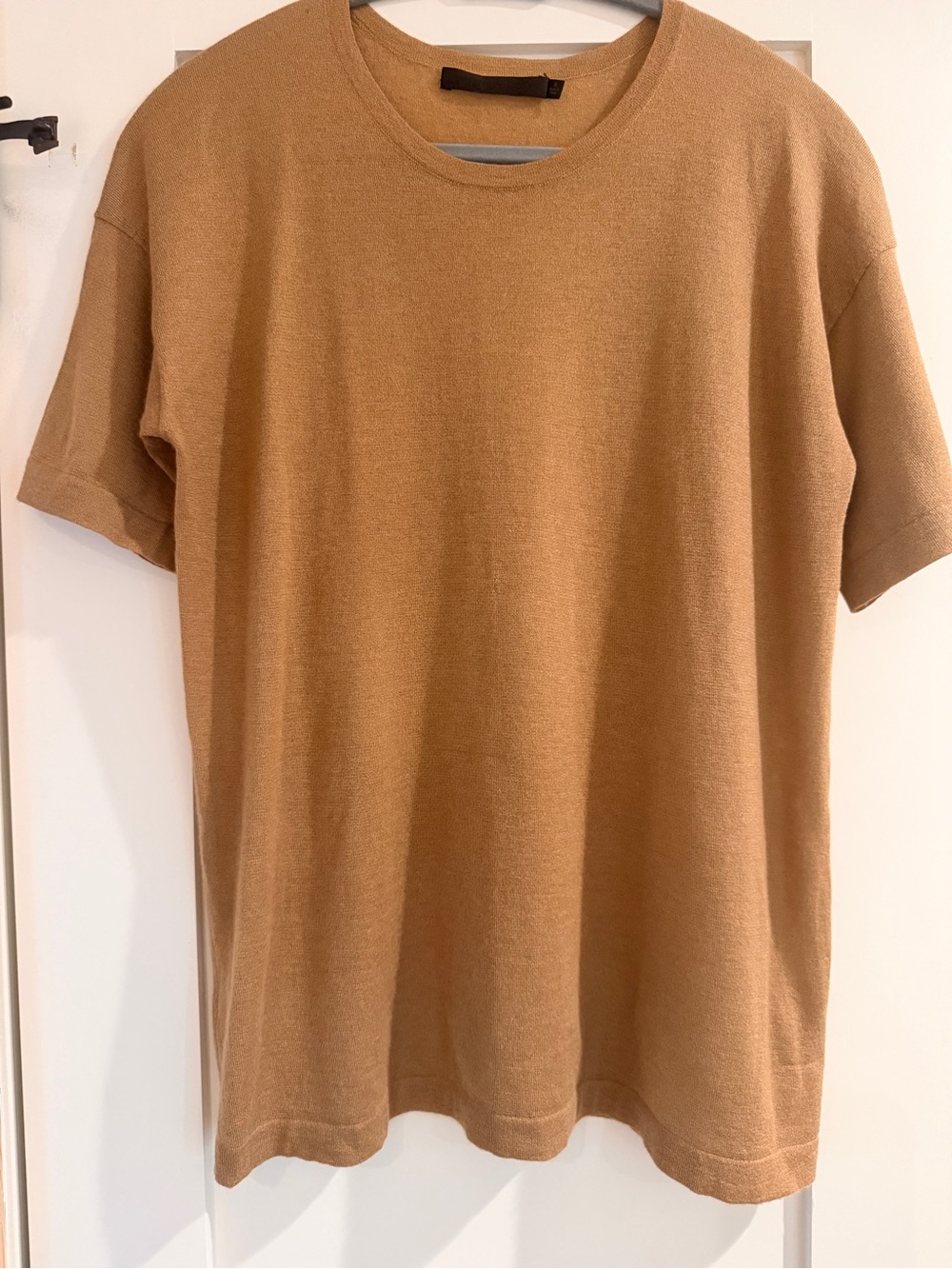 Jenni Kayne Camel Crewneck T Shirt Sweater